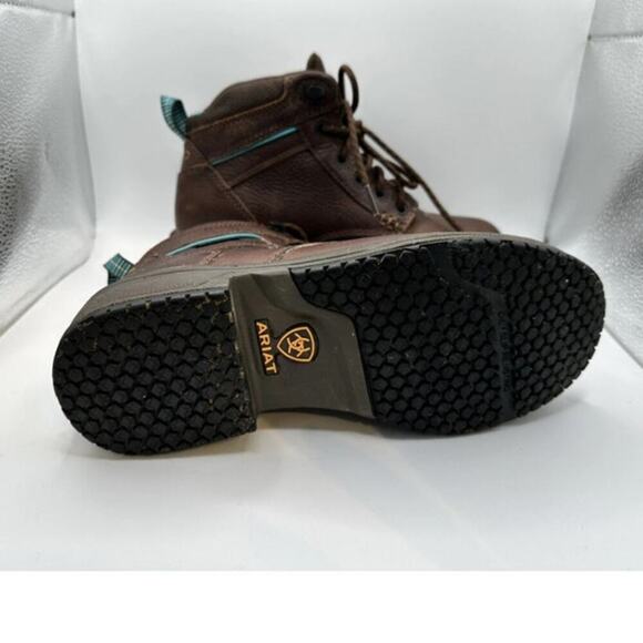 ARIAT WOMEN'S COMPOSITE WORK LACE UP SHOE BOOT 6 B STATIC DISSIPATING - Picture 2 of 5